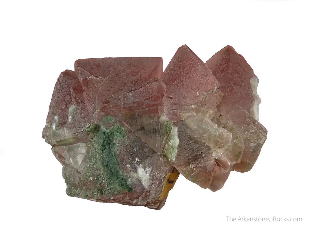 Pink Fluorite with Chlorite - image 2