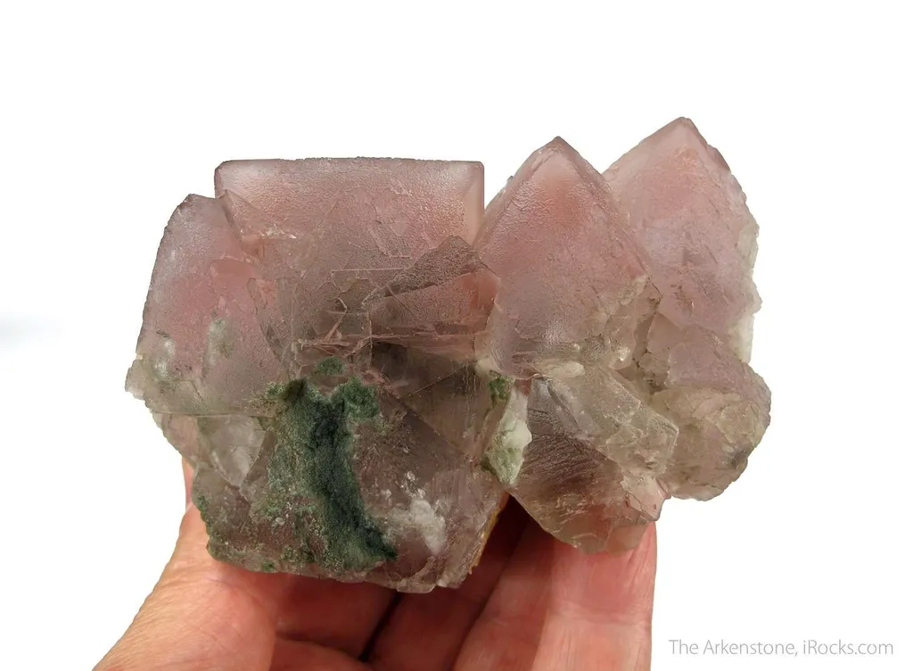 Pink Fluorite with Chlorite - image 5