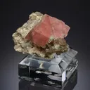 Pink Fluorite with Smoky Quartz - image 1