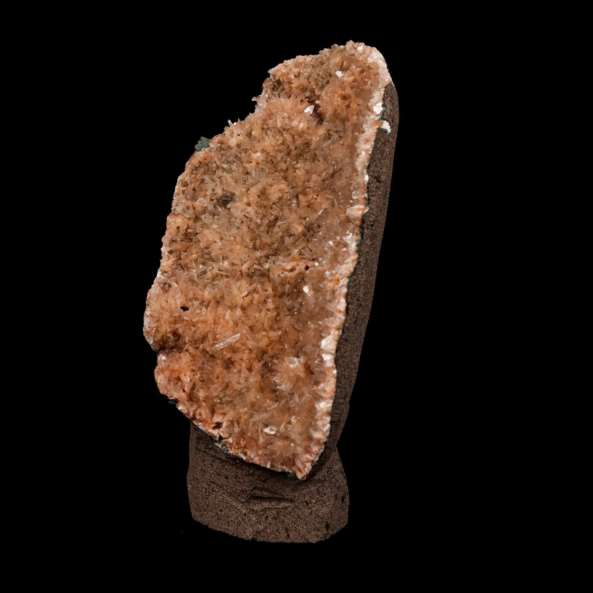 Pink Heulandite Crystals Self Standing Geode Natural Mineral Specimen - image 3