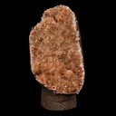 Pink Heulandite Crystals Self Standing Geode Natural Mineral Specimen - image 1