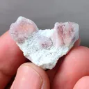 Pink Heulandite with Prehnite Available for sale. - image 2