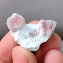 Pink Heulandite with Prehnite Available for sale. - image 4