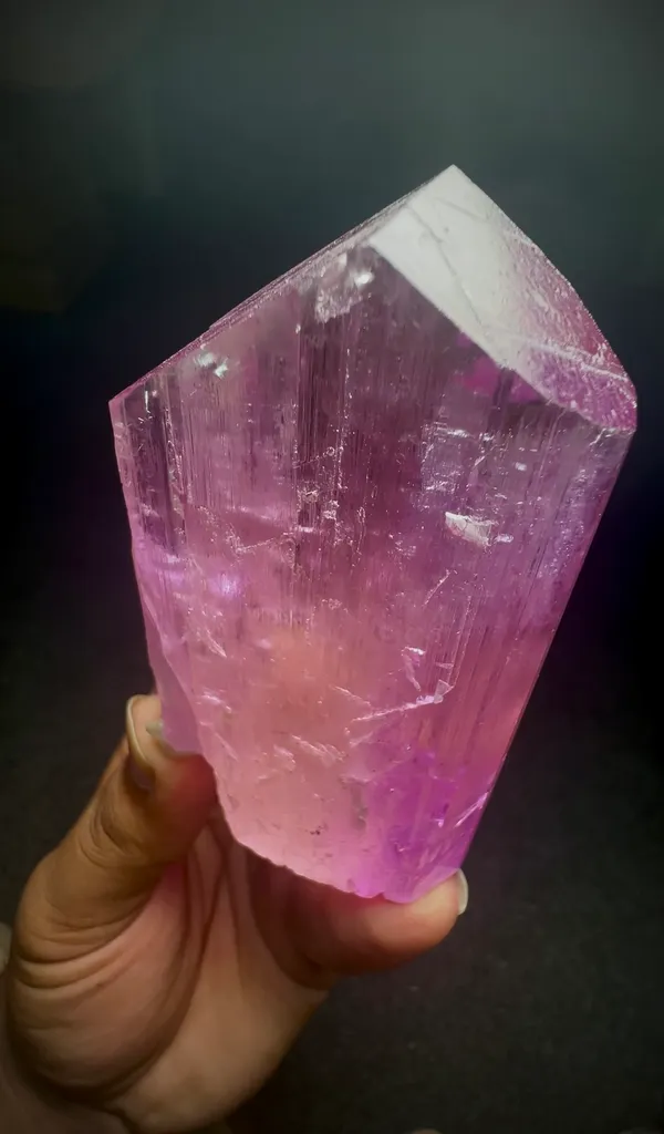 Pink Kunzite Crystal from Afghanistan - image 7
