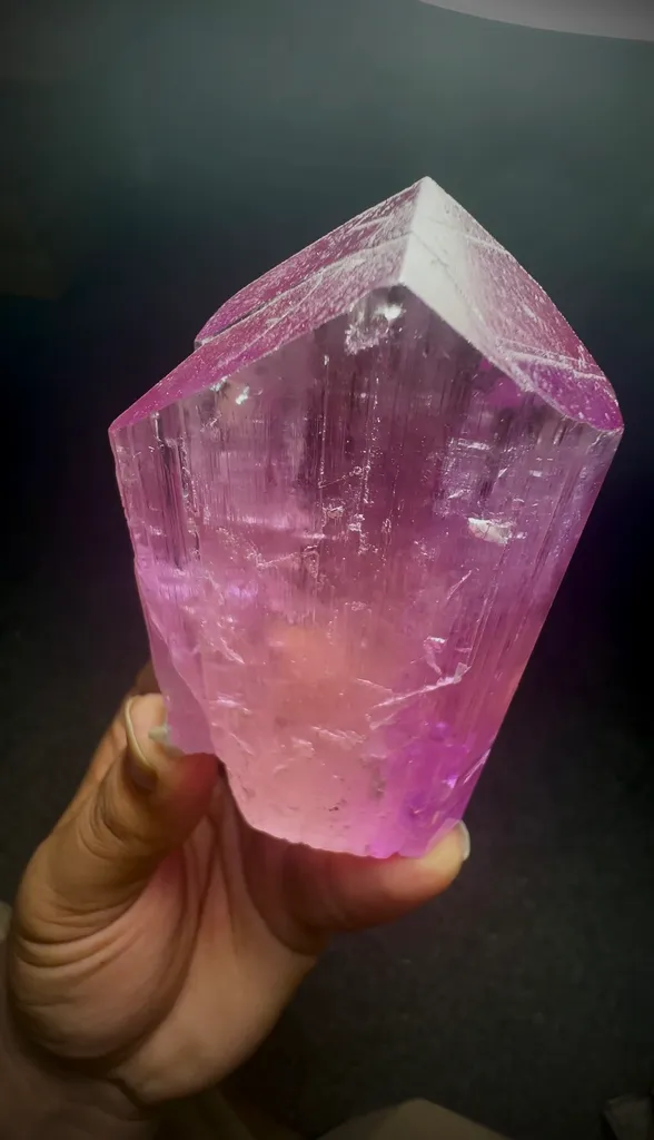 Pink Kunzite Crystal from Afghanistan image