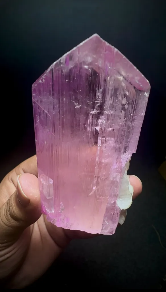 Pink Kunzite Crystal from Afghanistan - image 5