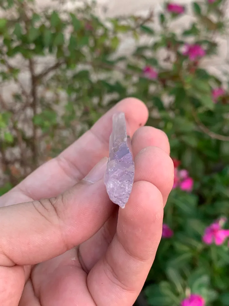 Pink Kunzite Crystal from Afghanistan , Sword Shape Crystal - image 5