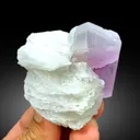 Pink Kunzite Crystal with Cleavelandite and Albite  Specimen from Afghanistan - 140 Gram - image 5