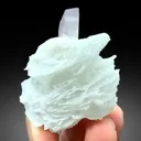 Pink Kunzite Crystal with Cleavelandite and Albite  Specimen from Afghanistan - 140 Gram - image 4
