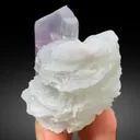 Pink Kunzite Crystal with Cleavelandite and Albite  Specimen from Afghanistan - 140 Gram - image 3