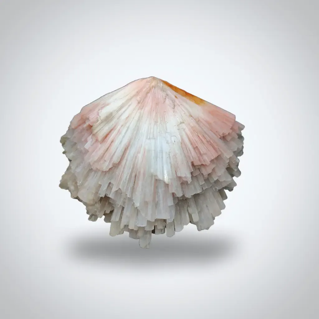 Pink Scolecite Flower Natural Specime - image 1