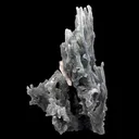 Pink Stilbite Crystal on Chalcedony Sea Coral Formation Natural Mineral Specimen - image 7