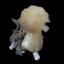 Pink Stilbite on Heuladnite Natural Mineral Specimen - image 3