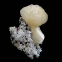 Pink Stilbite on Heuladnite Natural Mineral Specimen - image 2