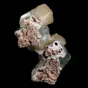 Pink Stilbite with Apophyllite Natural Mineral Specimen - image 7
