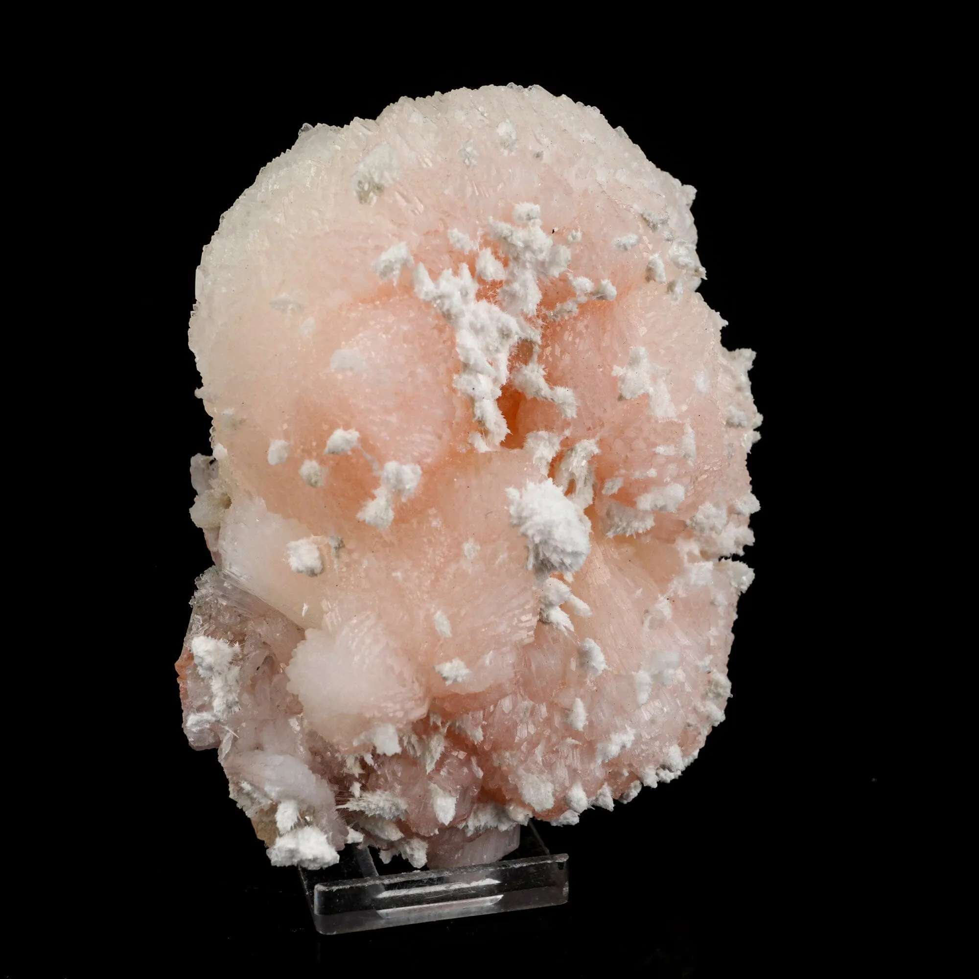 Pink Stilbite with mordenite Natural Mineral Specimen - image 3