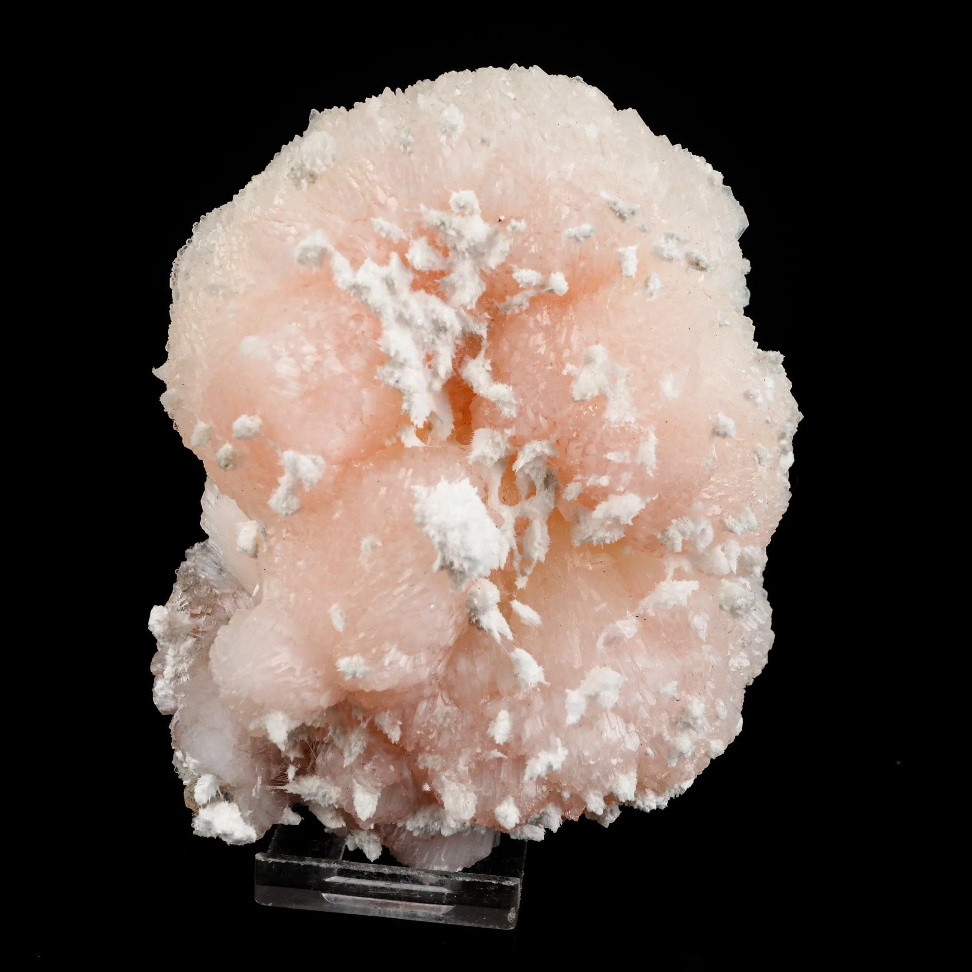 Pink Stilbite with mordenite Natural Mineral Specimen - image 1