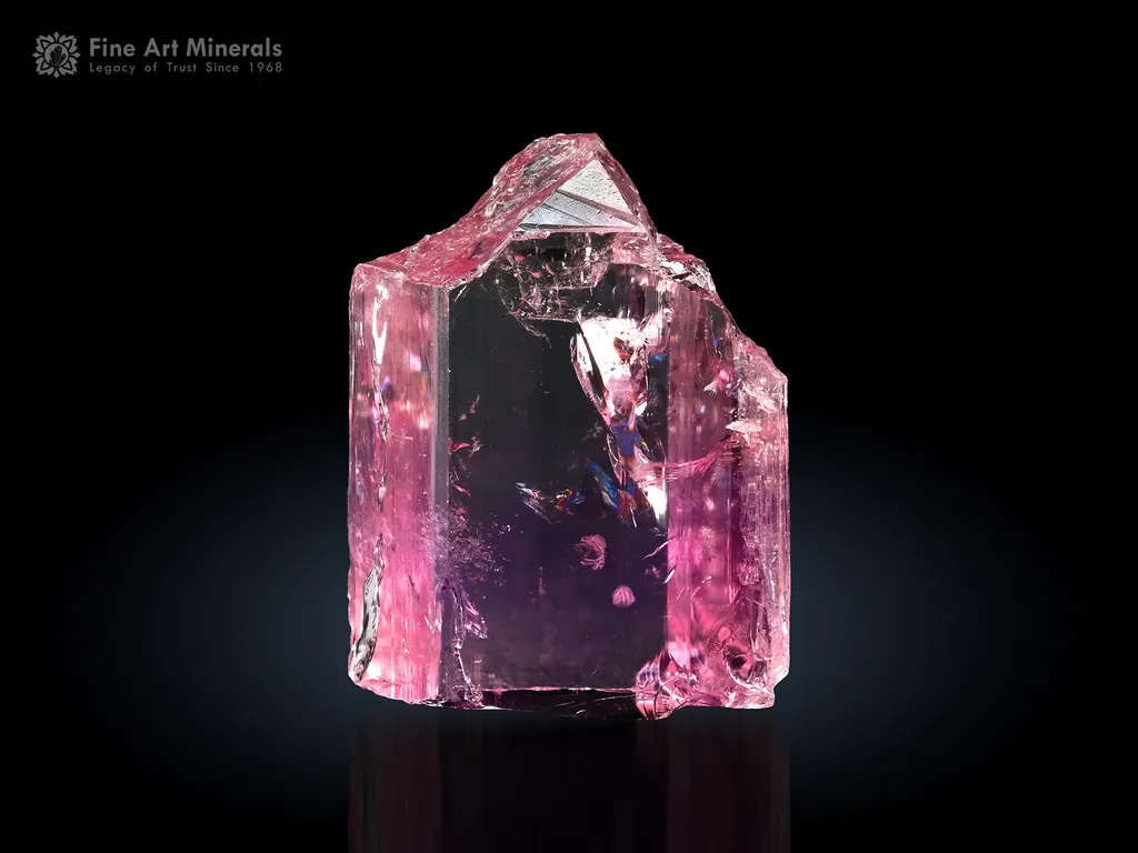 Pink Topaz from Katlang Pakistan image