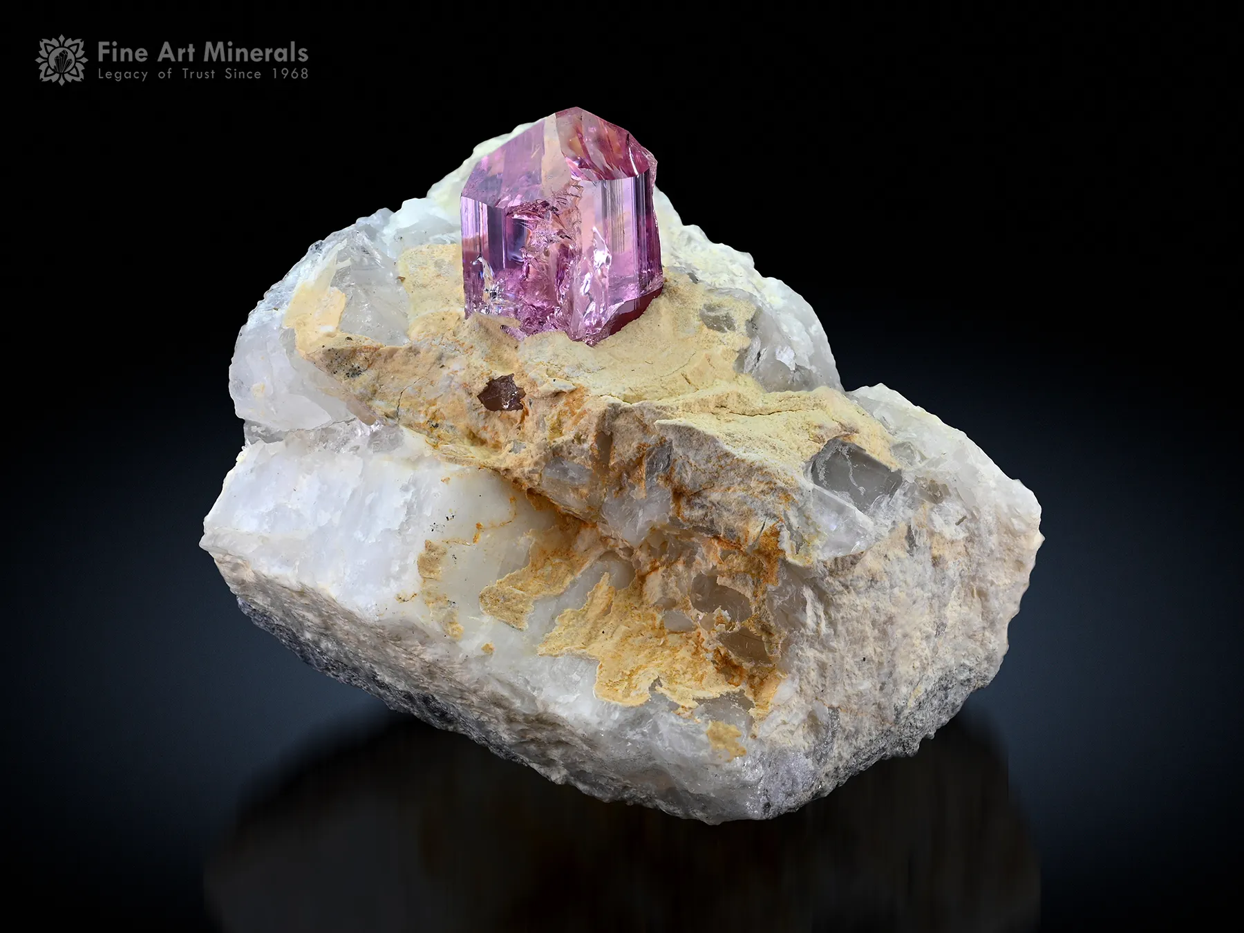 Pink Topaz from Katlang Pakistan - image 1
