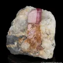 Pink Topaz in Calcite - image 7