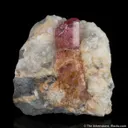 Pink Topaz in Calcite - image 4