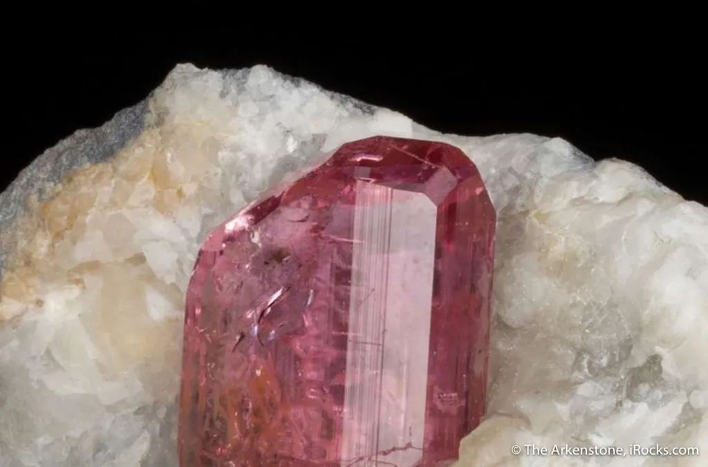Pink Topaz in Calcite - image 9