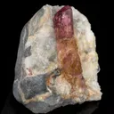 Pink Topaz in Calcite - image 6