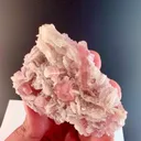 Pink  Tourmaline crystal cluster on matrix from Afghanistan - image 4