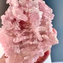 Pink Tourmaline crystal cluster on matrix from Afghanistan - image 3
