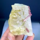 Pink Tourmaline on Feldspar from Pakistan - image 6