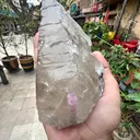 Pink Tourmaline On Smoky Quartz from Afghanistan - image 4