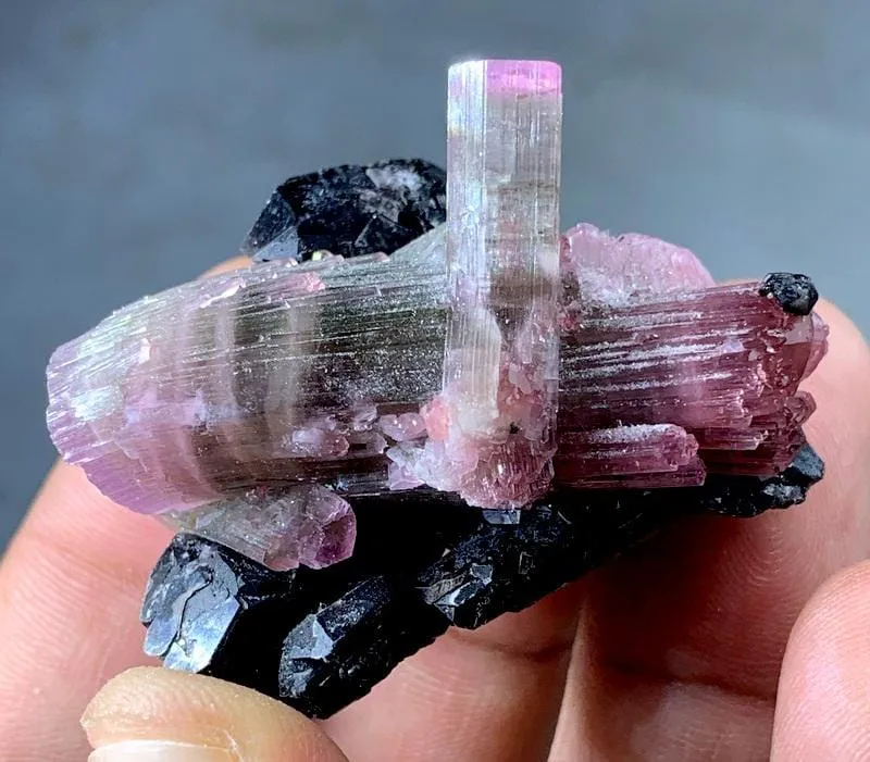 Pink Tourmaline Quartz from Afghanistan - image 3
