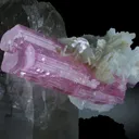 Pink Tourmaline with Smoky Quartz from Afghanistan - image 2