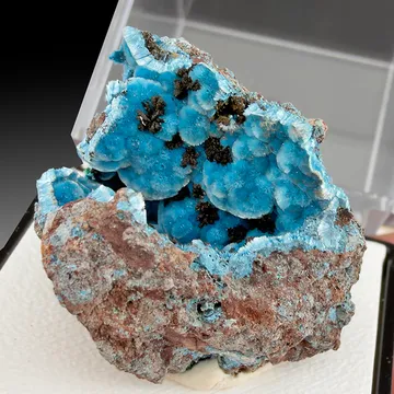 Plancheite from Shinkolobwe, Kambove Territory, Haut-Katanga, DR Congo