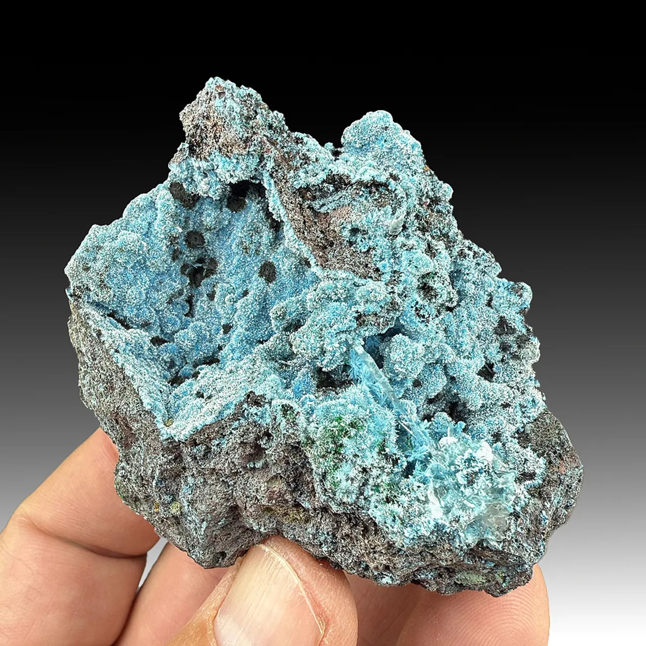 Plancheite with Barite - image 1