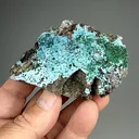 Plancheite with Malachite - image 2