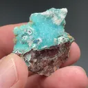 Plancheite with Quartz - image 2