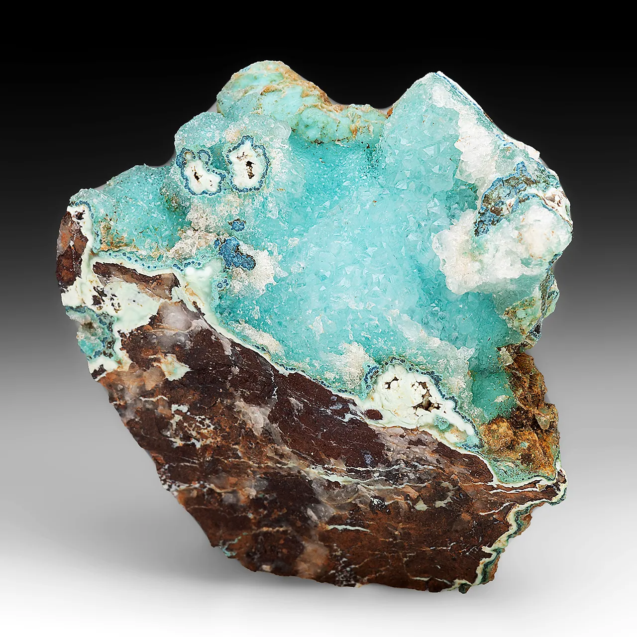 Plancheite with Quartz - image 1