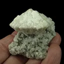 Plumboan Calcite Ps. Cerussite, on Calcite - image 6