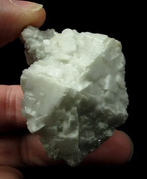 Plumboan Calcite Ps. Cerussite, on Calcite - image 2