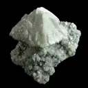 Plumboan Calcite Ps. Cerussite, on Calcite - image 4