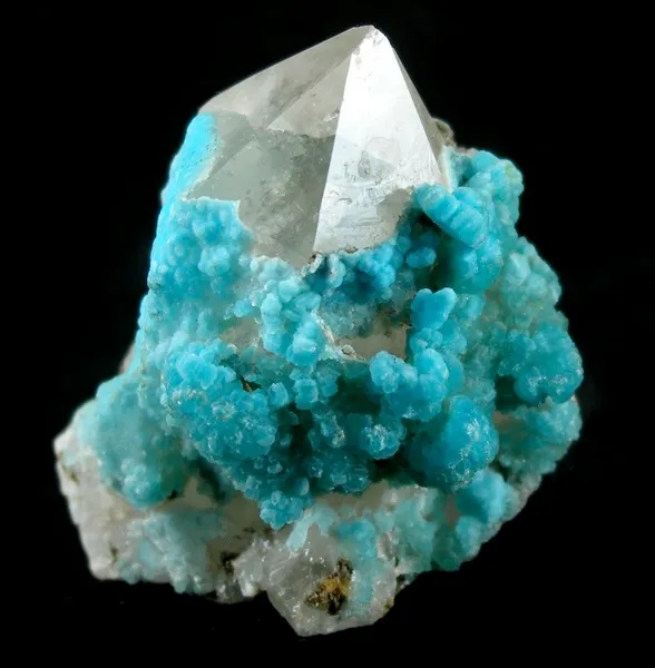 Plumbogummite, Quartz image