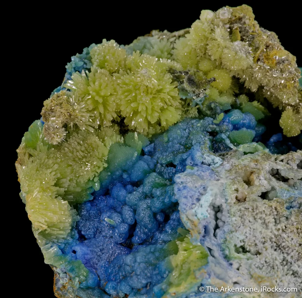 Plumbogummite with Pyromorphite (fl) - image 2
