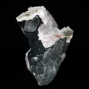 Pointed Apophyllite Crystal on Chalcedony Natural Mineral Specimen - image 5