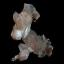 Pointed Apophyllite with Stilbite On Chalcedony Natural Mineral - image 3