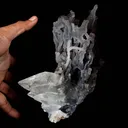 Pointed Calcite Crystal On Chalcedony Coral Formation Natural Mineral Specimen - image 4