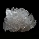 Pointed Clear Apophyllite Crystals on MM Quartz Natural Mineral Specimen - image 1
