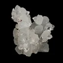 Pointed Clear Apophyllite on Chalcedony Natural Mineral Specimen - image 3