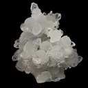 Pointed Clear Apophyllite on Chalcedony Natural Mineral Specimen - image 2