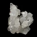Pointed Clear Apophyllite on Chalcedony Natural Mineral Specimen - image 1